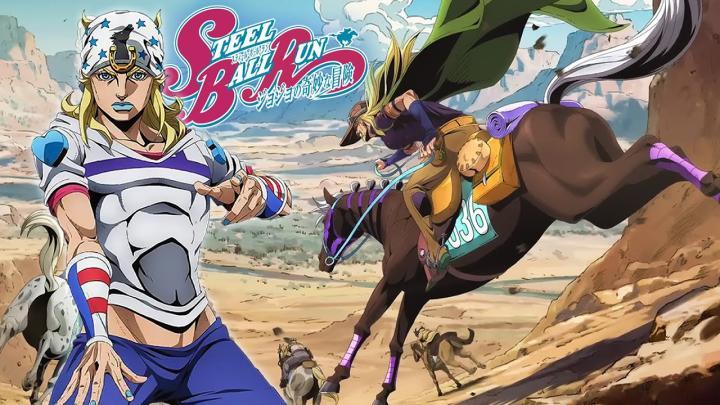 انمي JoJo Steel Ball Run الحلقة 1 الاولى مترجمة